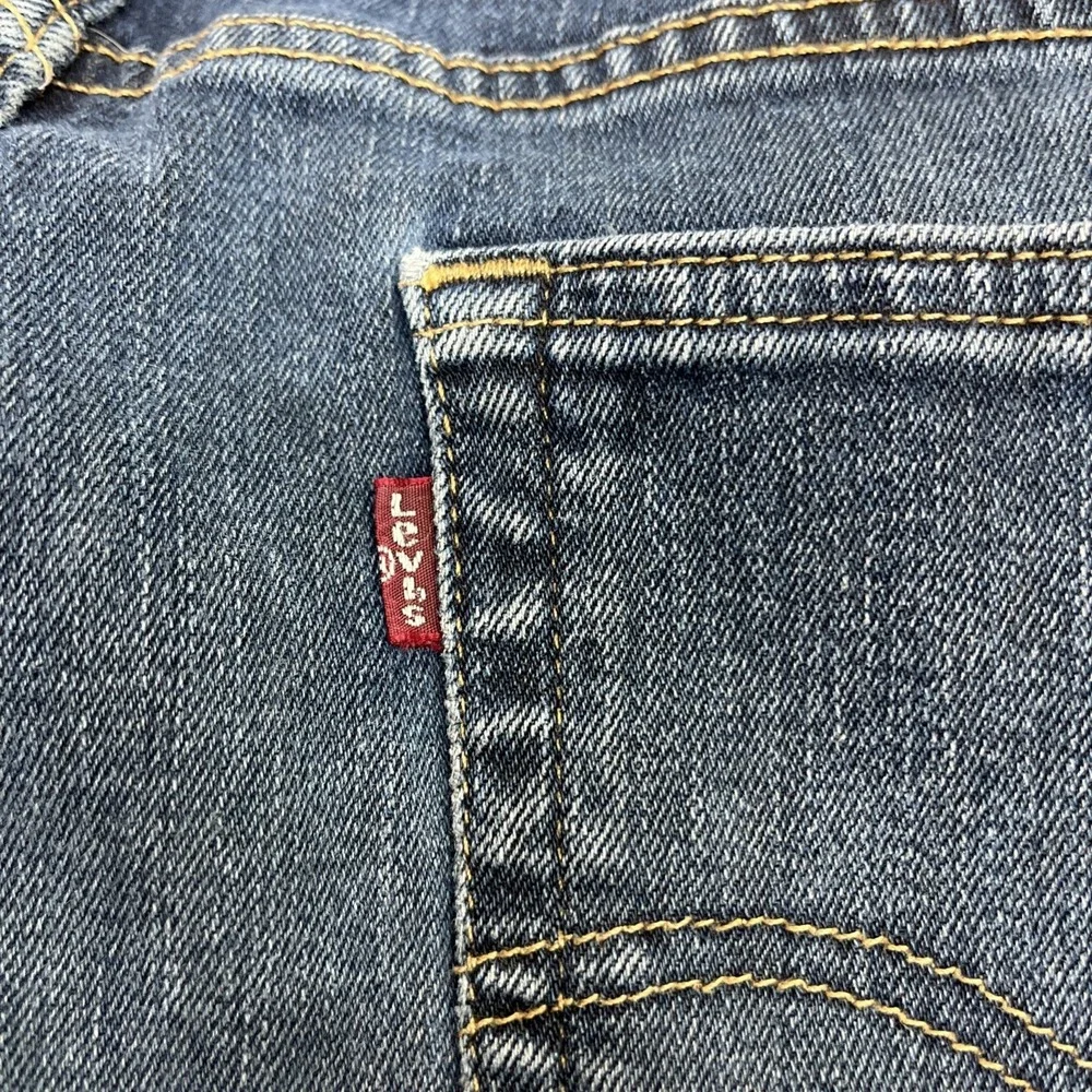 Levi's 505 Men's Jeans Blue Denim 36x32 100% Cotton Straight Leg‎ Y2K 90s Vtg